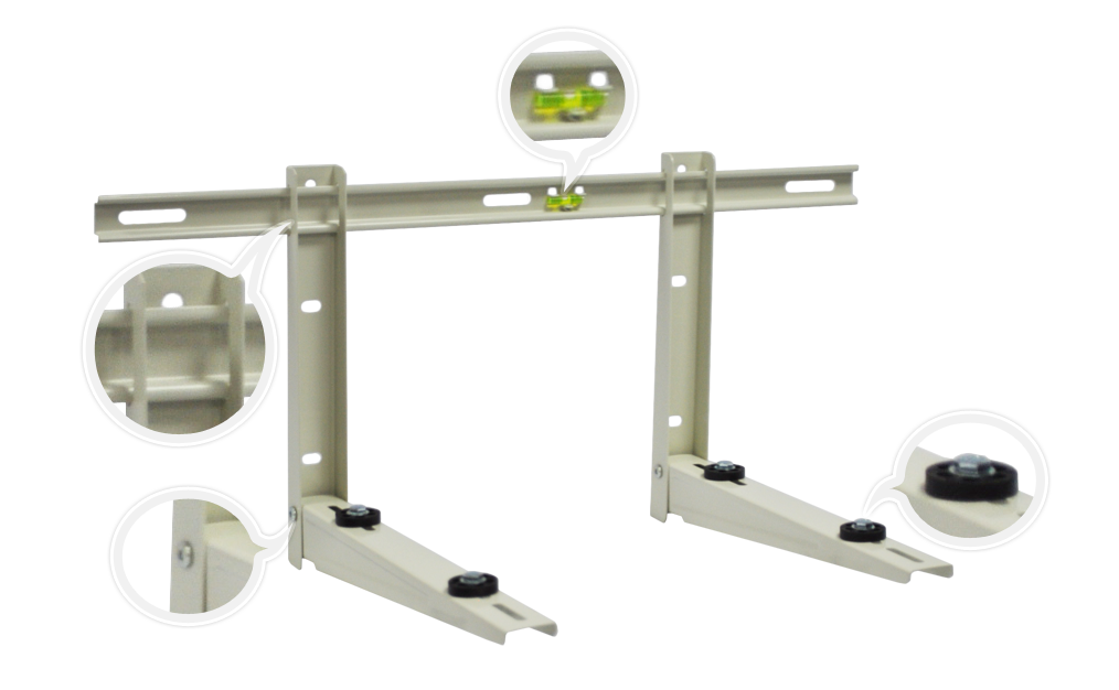 IWL450 - Wspornik składany z belką montażową  450mm